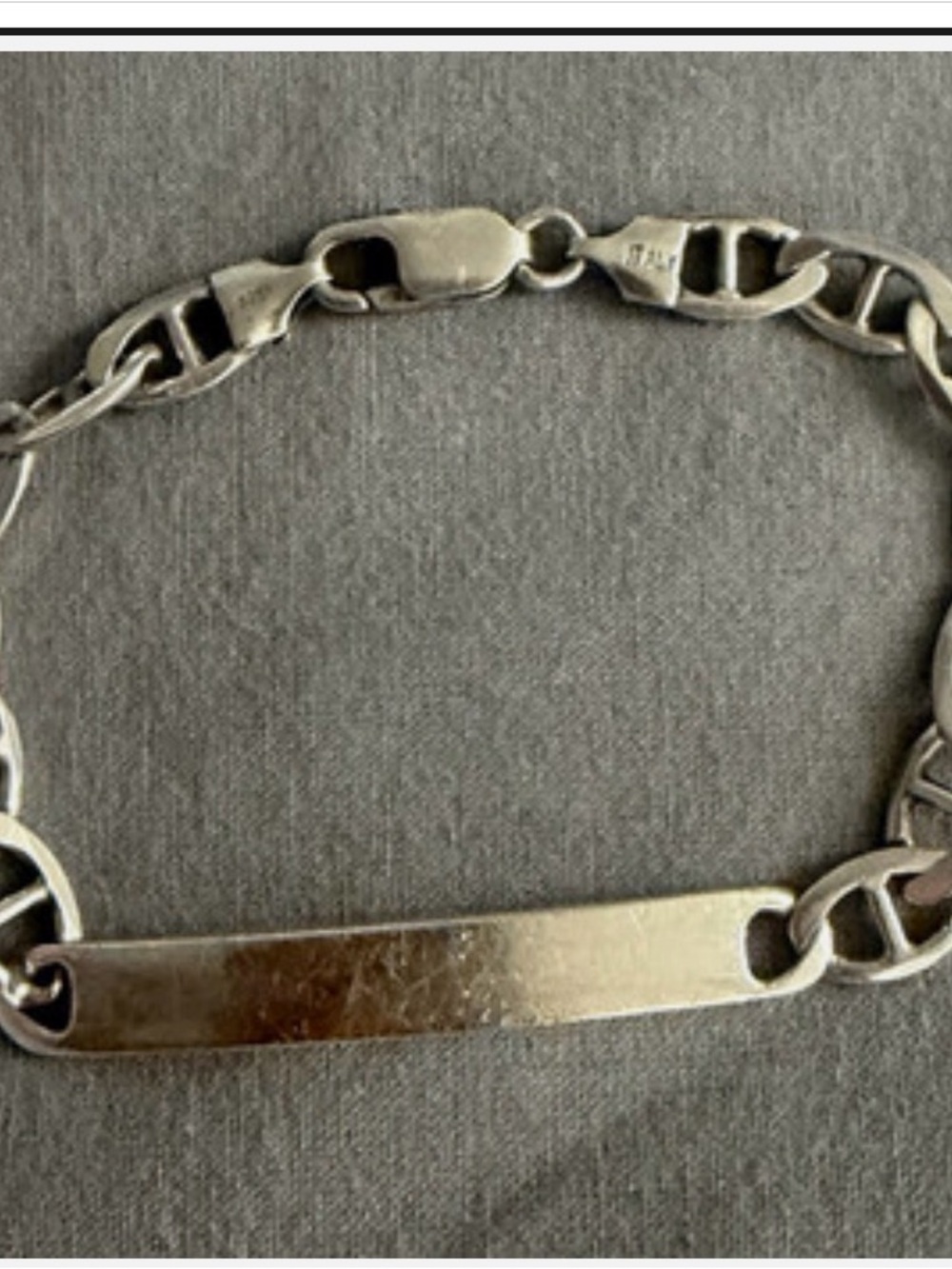 Silver Men's ID Bracelet - Classic Stainless Look